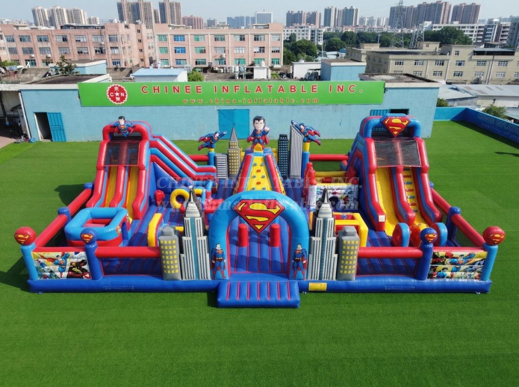 GF3-1280 Superman Theme Inflatable Funcity