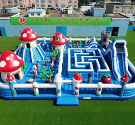 GF3-1287 The Smurfs Theme Inflatable Funcity