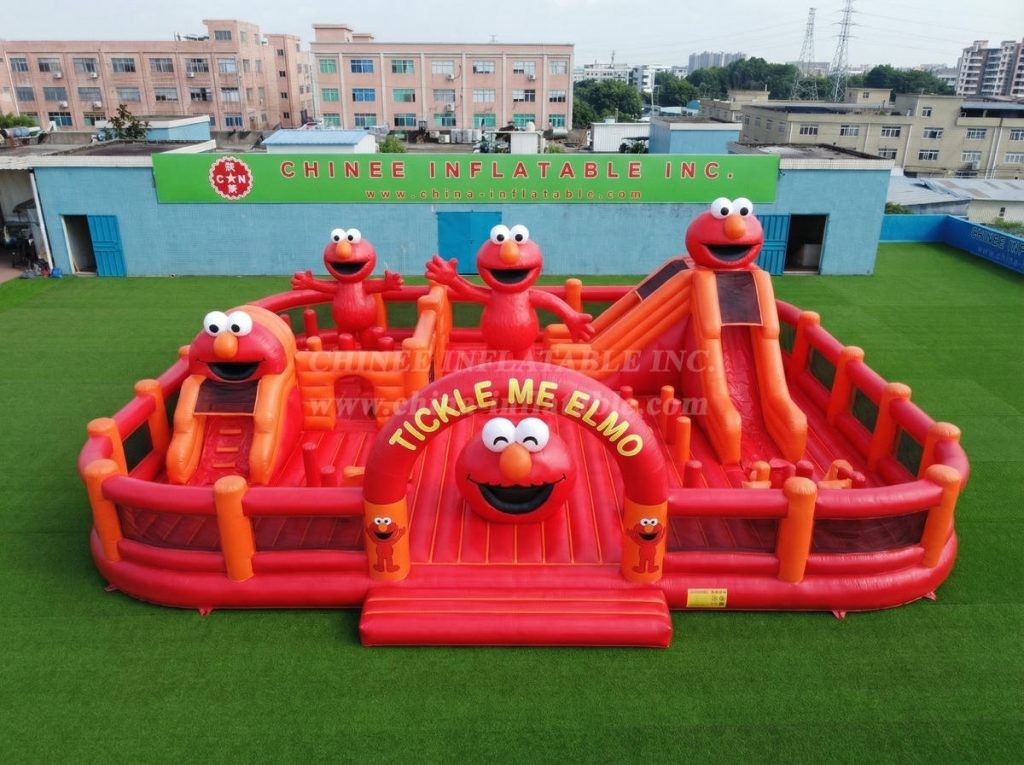 GF3-1289 Tickle Me Elmo Theme Inflatable Funcity