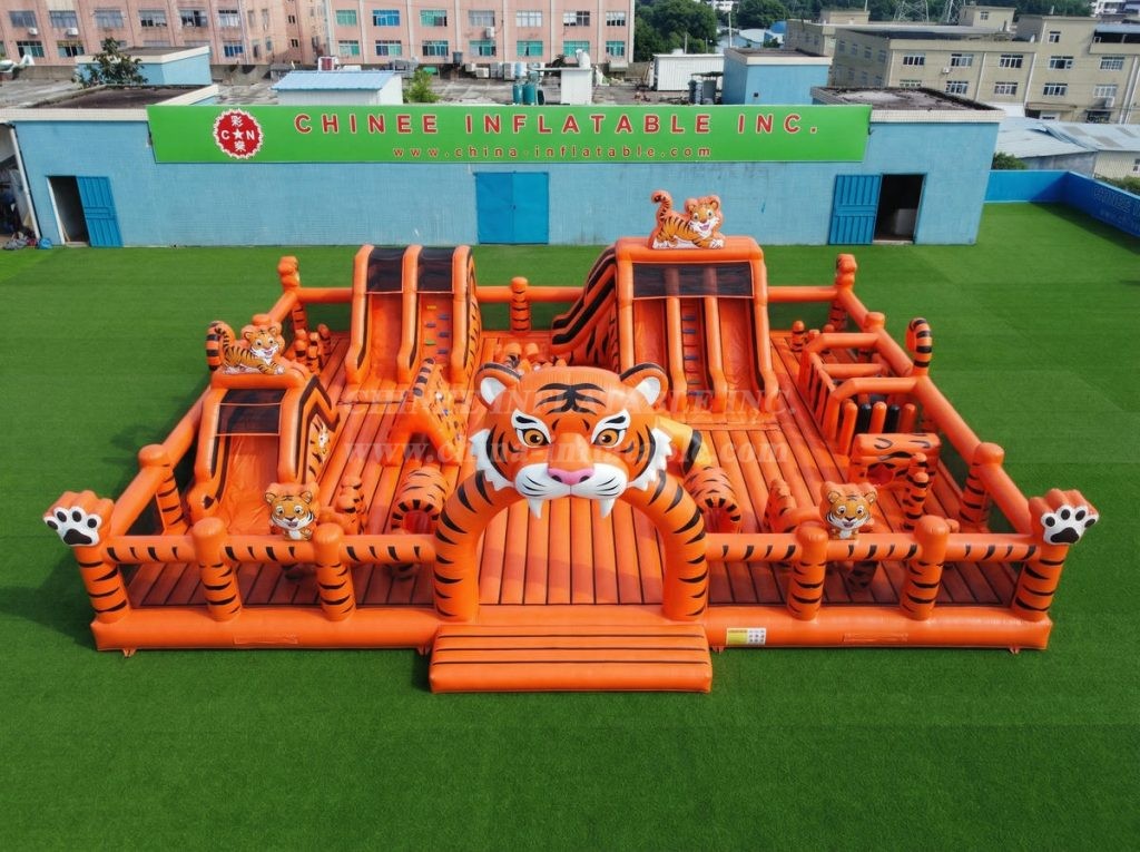GF3-1290 Tiger Theme Inflatable Funcity