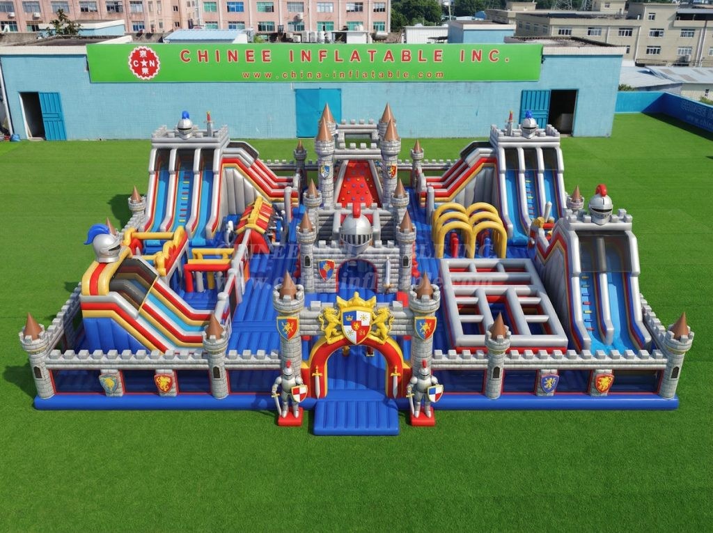 GF3-1353 Knight Theme Inflatable Park