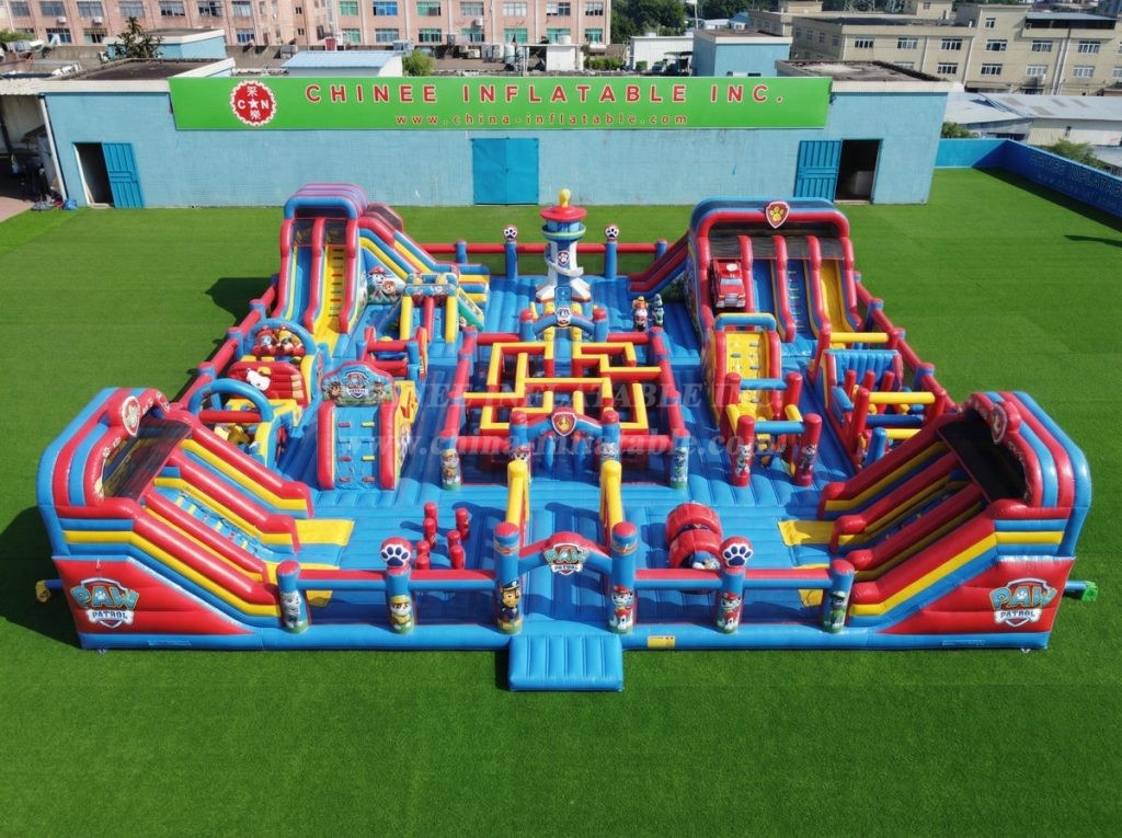 GF3-1379 Paw Patrol Theme Inflatable Park