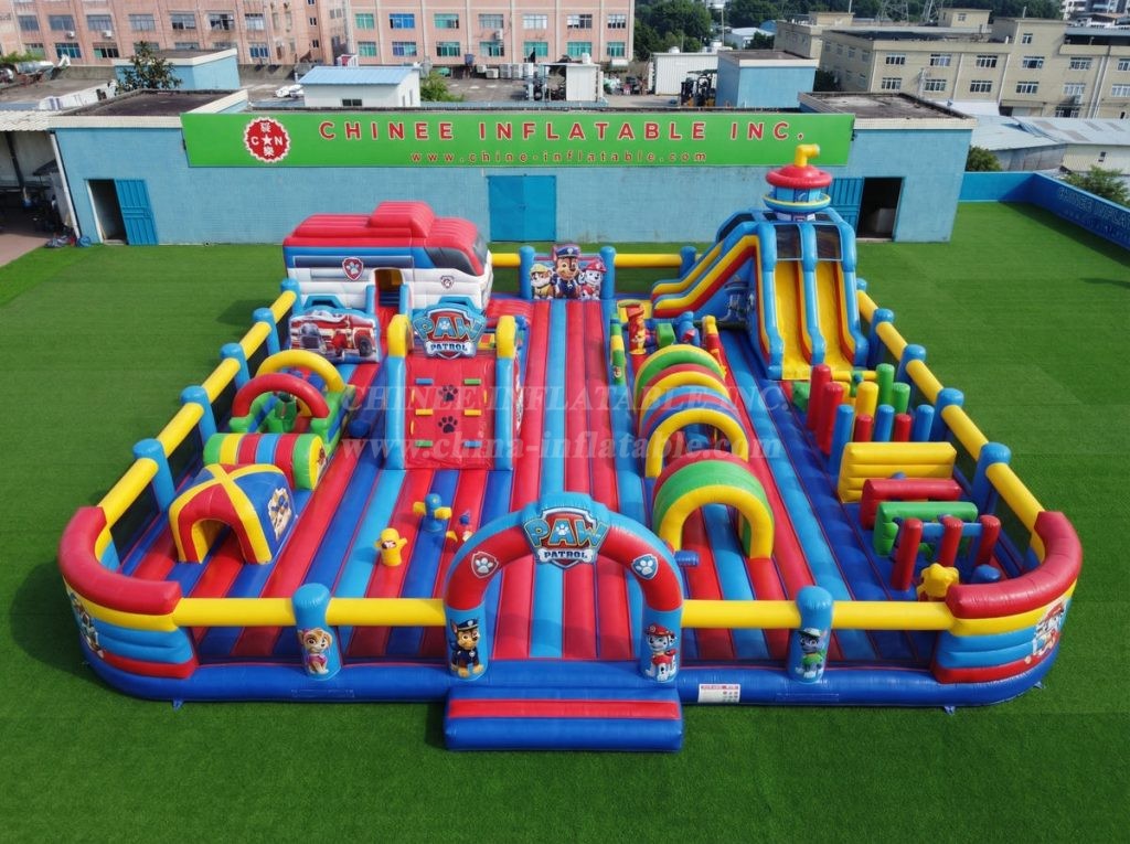 GF3-1380 Paw Patrol Theme Inflatable Park