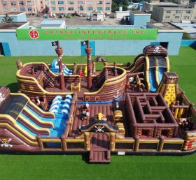 GF3-1383 Pirates Theme Inflatable Park