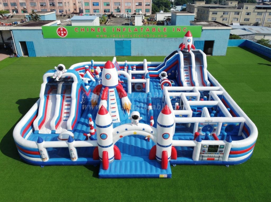 GF3-1390 Rocket Theme Inflatable Park