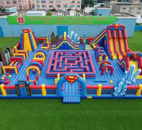 GF3-1406 Superman Theme Inflatable Park