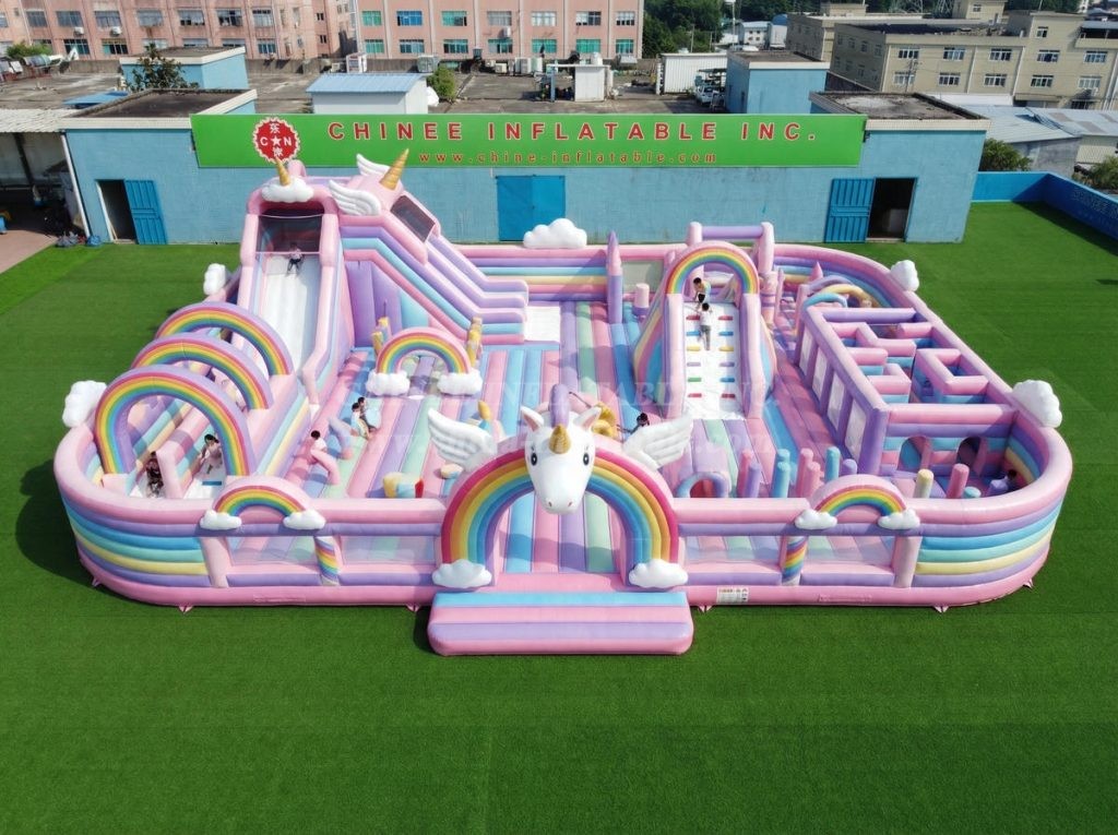 GF3-1416 Unicorn Theme Inflatable Park
