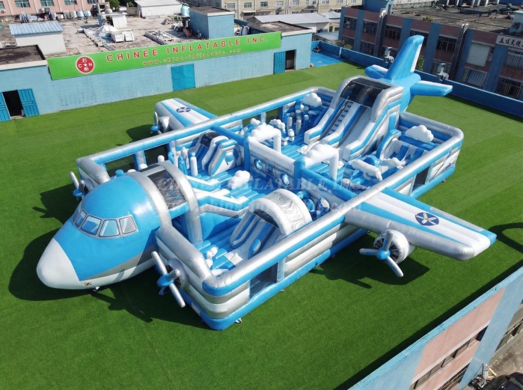 GF3-638 Airplane Theme Giant Inflatable Park