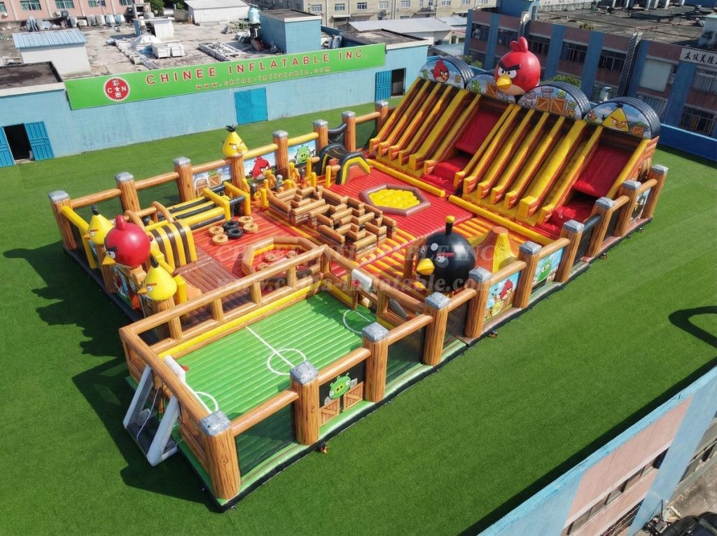GF3-640 Angry Birds Theme Giant Inflatable Park