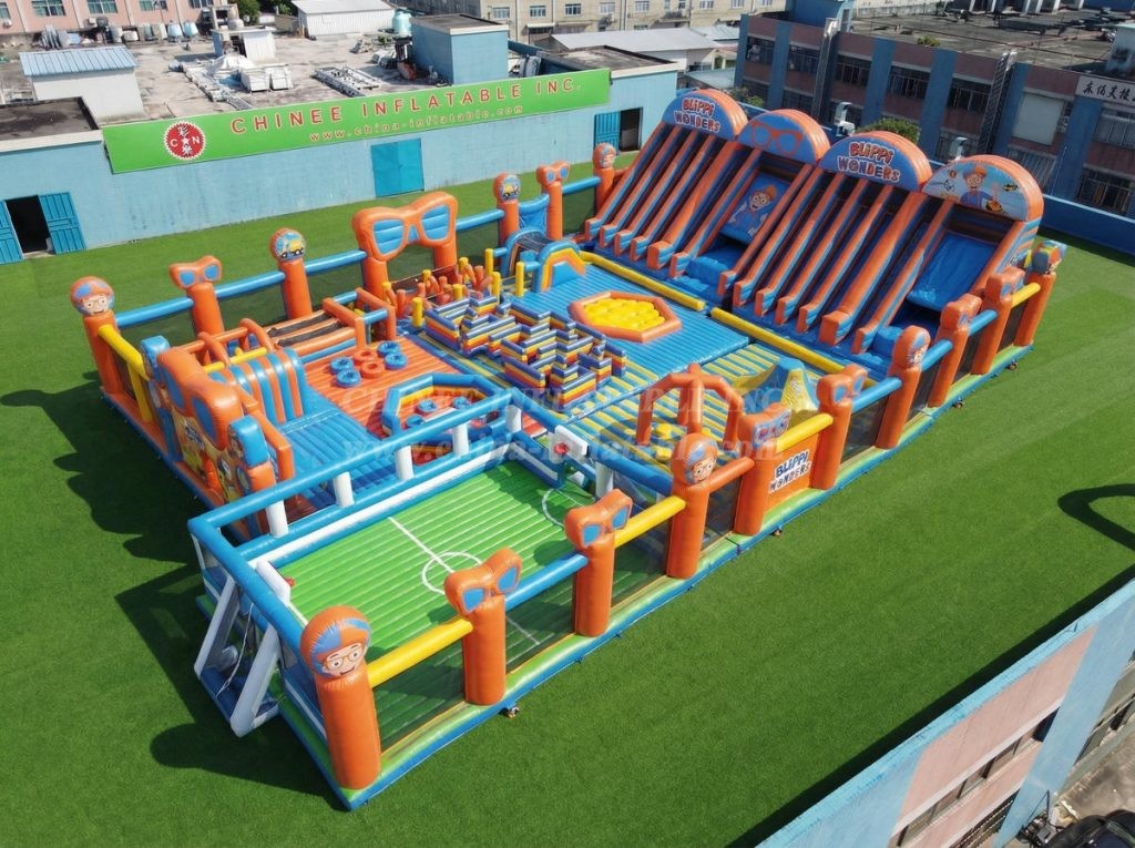 GF3-646 Blippi Wonders Theme Giant Inflatable Park