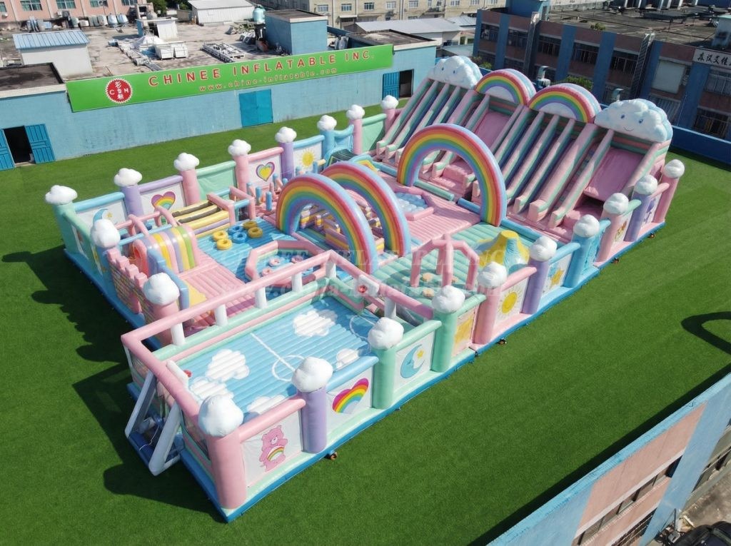 GF3-649 Care Bears Theme Giant Inflatable Park