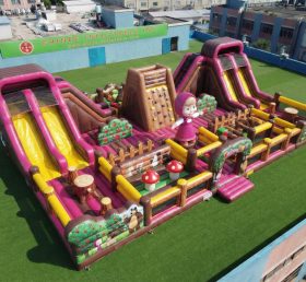 GF3-668 Masha And The Bear Theme Giant Inflatable Park