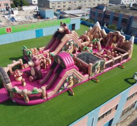 GF3-709 Masha And The Bear Theme Inflatable Playground