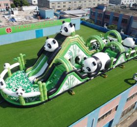 GF3-713 Panda Theme Inflatable Playground
