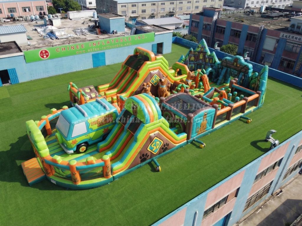 GF3-715 Scooby-Doo Theme Inflatable Playground