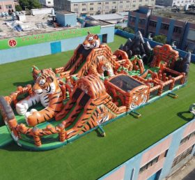 GF3-719 Tiger Theme Inflatable Playground