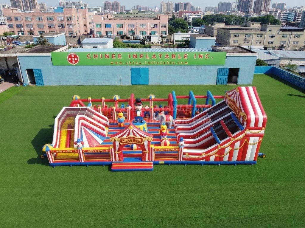 GF3-722 Circus Theme Inflatable Playground