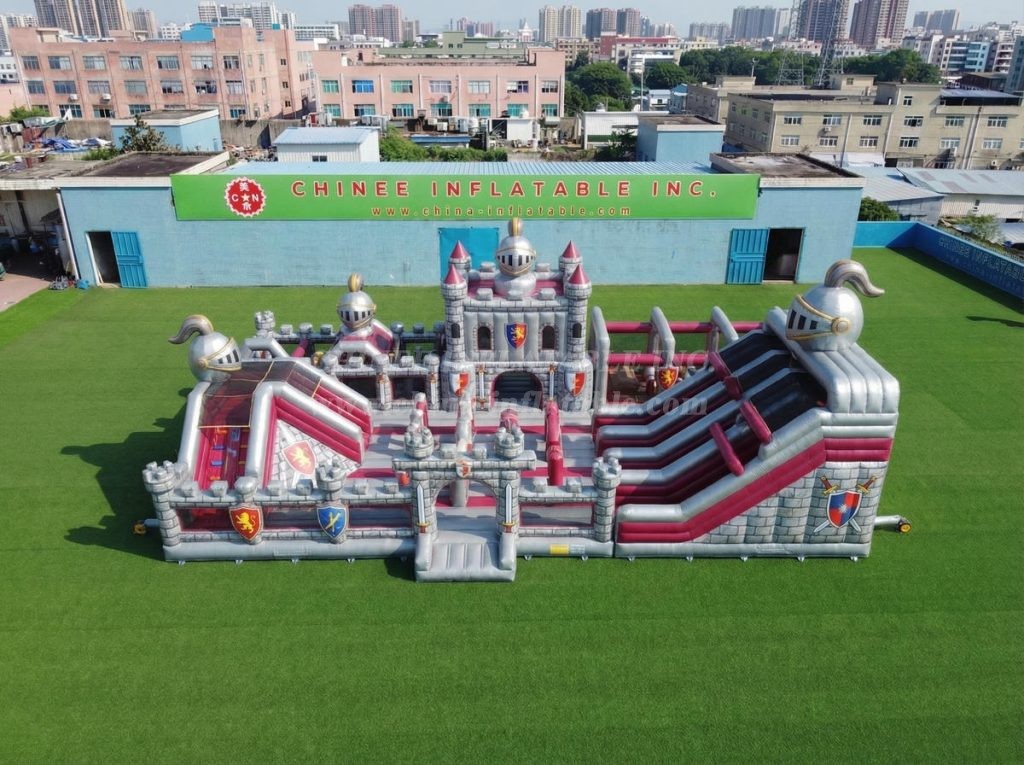 GF3-725 Knight Theme Inflatable Playground