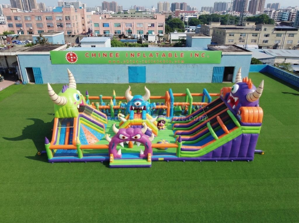 GF3-726 Monster Theme Inflatable Playground