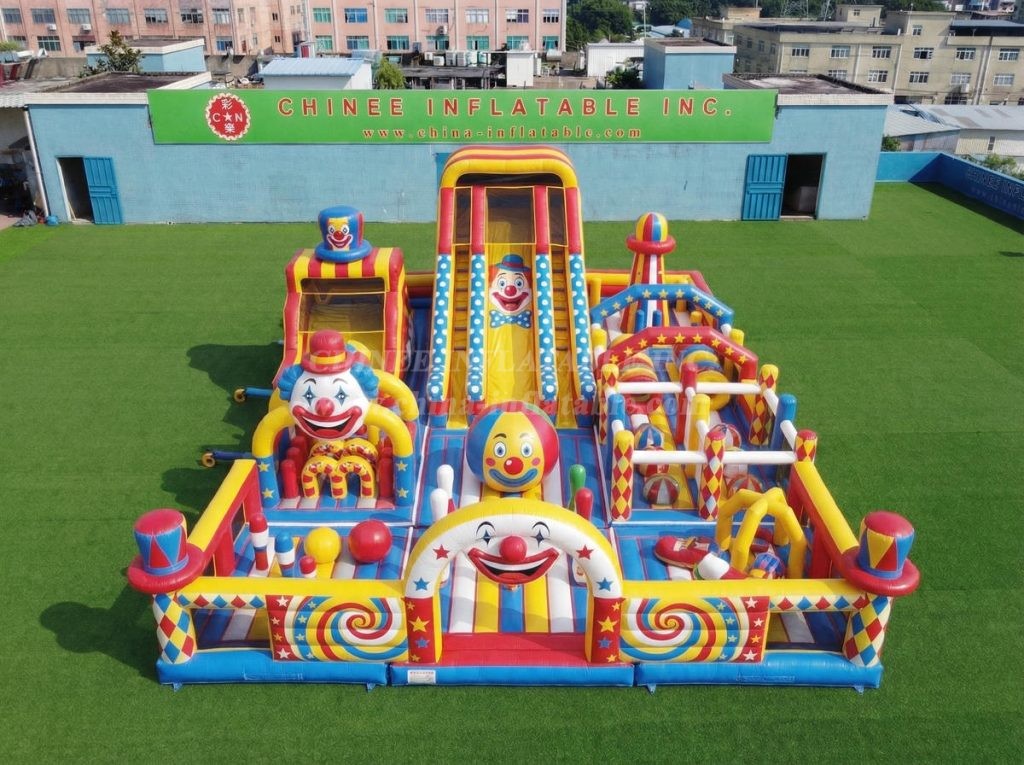 GF3-741 Clown Theme Inflatable Playground