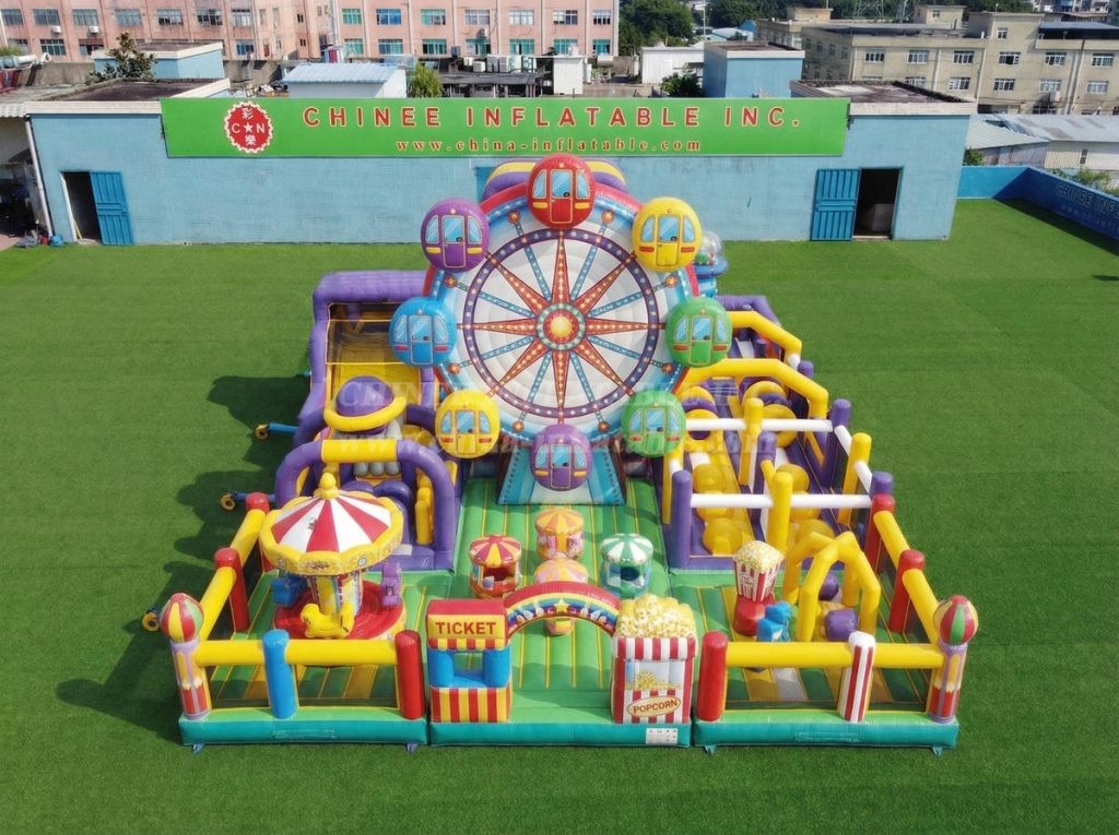 GF3-748 Ferris Wheel Theme Inflatable Playground