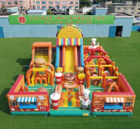 GF3-753 Food Trucks Theme Inflatable Playground