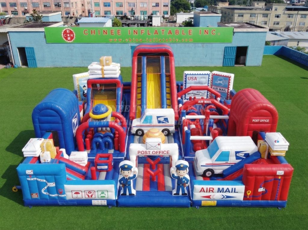 GF3-769 Post Office Theme Inflatable Playground