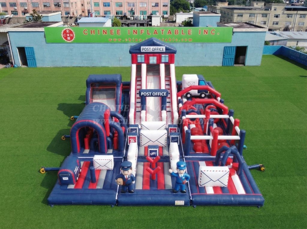 GF3-770 Post Office Theme Inflatable Playground