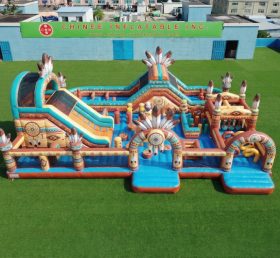 GF3-779 American Indian Theme Inflatable Playground