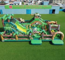 GF3-798 Jungle Theme Inflatable Playground