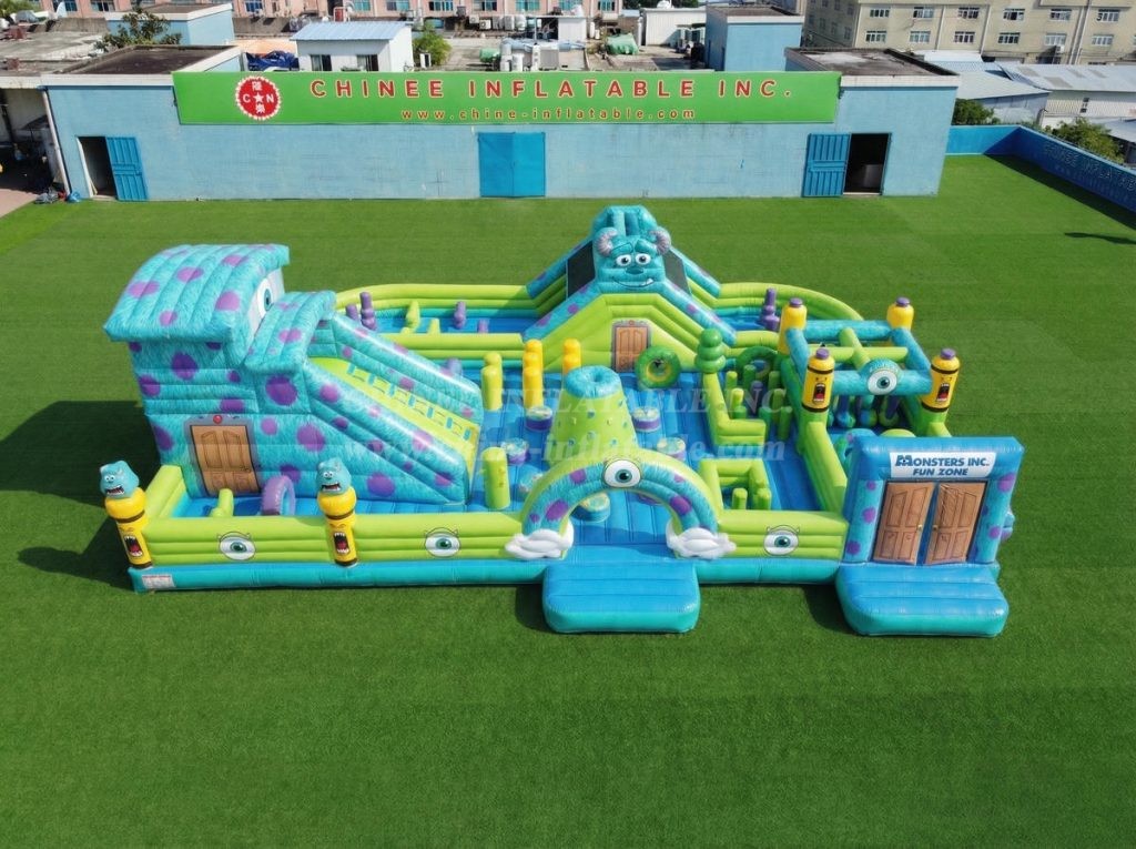 GF3-807 Monsters Inc Theme Inflatable Playground