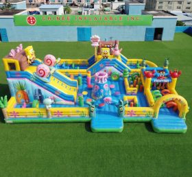 GF3-826 SpongeBob Theme Inflatable Playground
