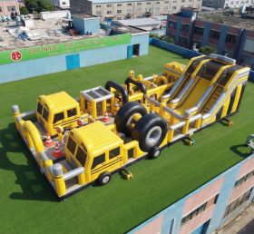 GF3-835 Bus Theme Inflatable Park