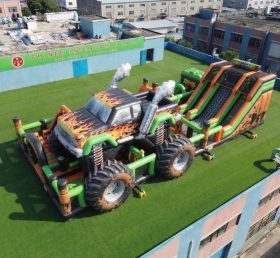 GF3-841 Monster Trucks Theme Inflatable Park