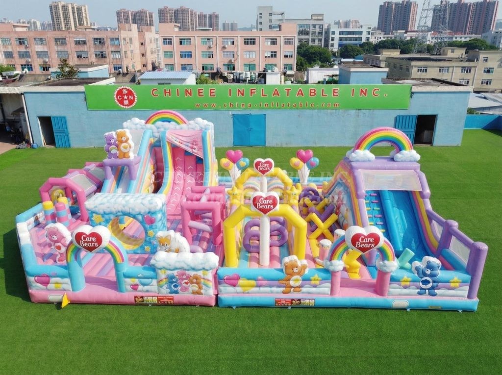 GF3-855 Care Bears Theme Inflatable Park