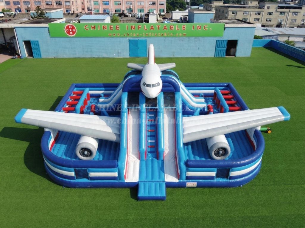 GF3-891 Airplane Theme Inflatable Park