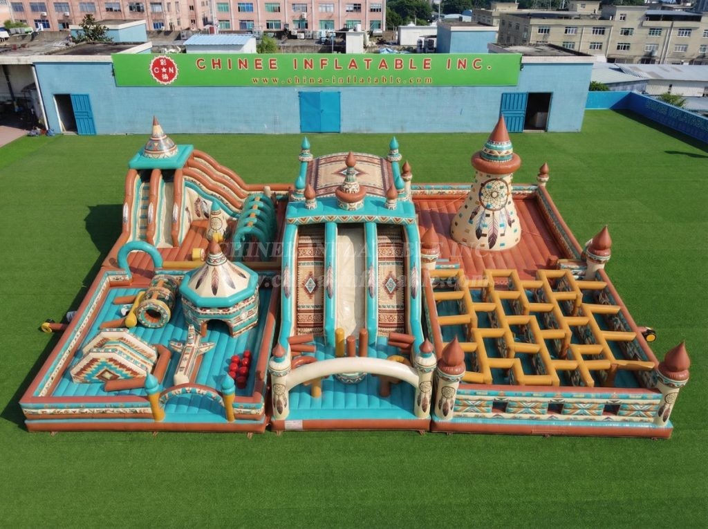 GF3-893 American Indian Theme Inflatable Park