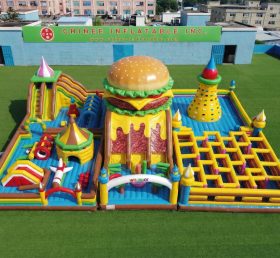 GF3-908 Hamburger Theme Inflatable Park