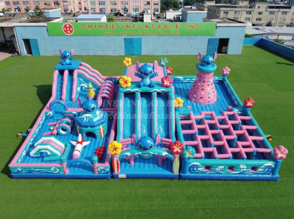 GF3-911 Lilo & Stitch Theme Inflatable Park