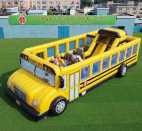 GF3-943 Bus Theme Inflatable Playground