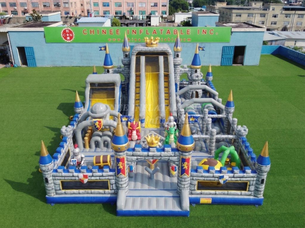 GF3-945 Castle Kingdom Theme Inflatable Playground