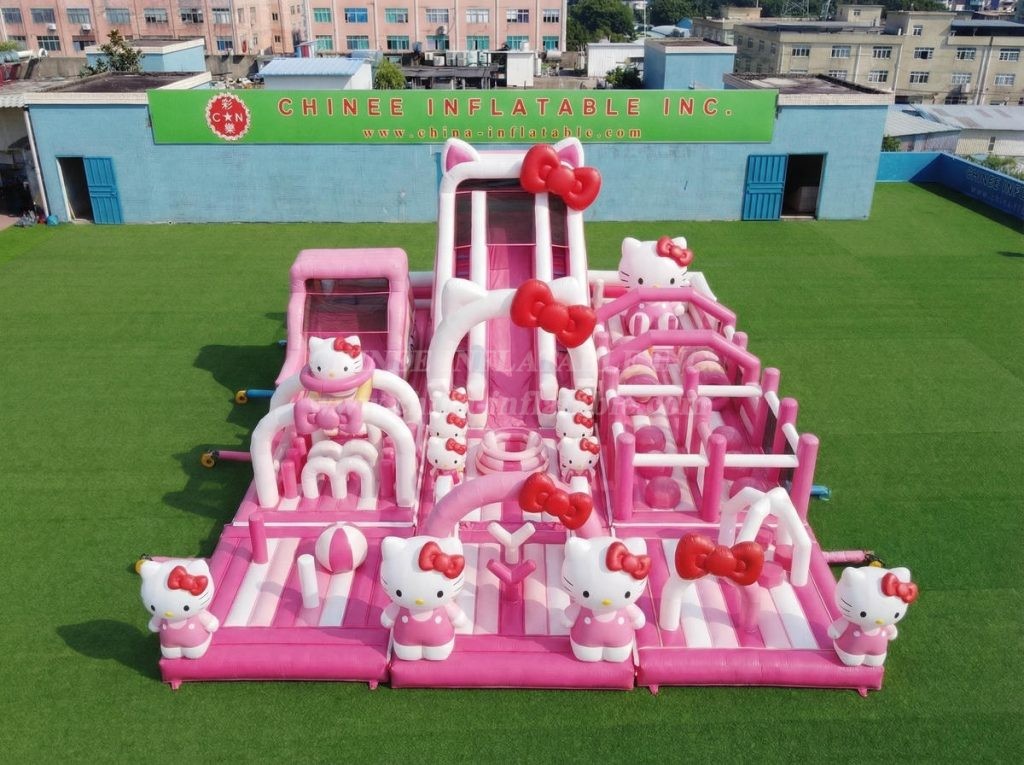 GF3-956 Hello Kitty Theme Inflatable Playground