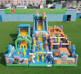 GF3-993 Zootopia Theme Inflatable Playground