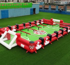 T11-952F Canada Theme Inflatable Human Soccer Field