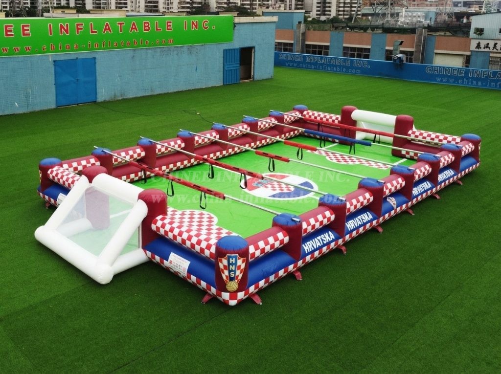 T11-952I Croatia Theme Inflatable Human Soccer Field