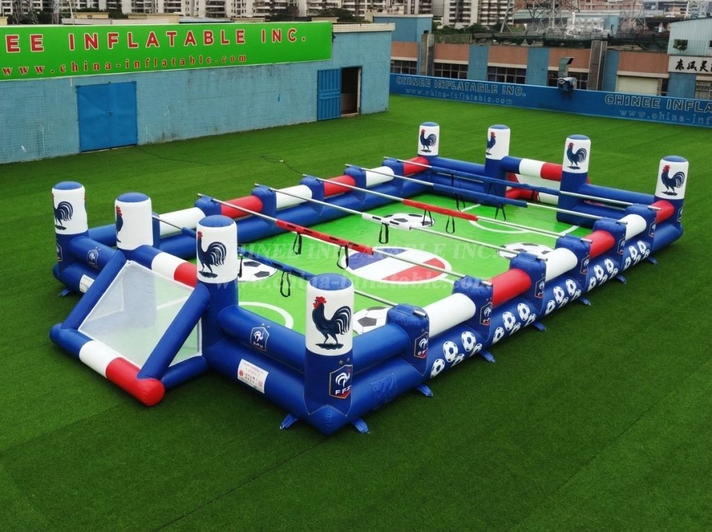 T11-952M France Theme Inflatable Human Soccer Field