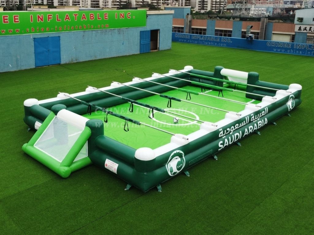 T11-952Z Saudi Arabia Theme Inflatable Human Soccer Field