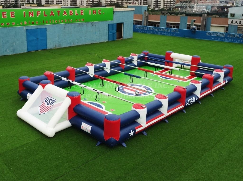 T11-952AF United States Theme Inflatable Human Soccer Field