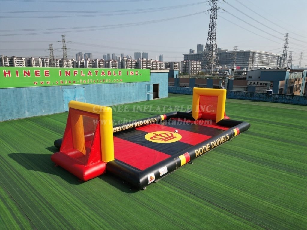 T11-779G Belgium Theme Inflatable Football Field
