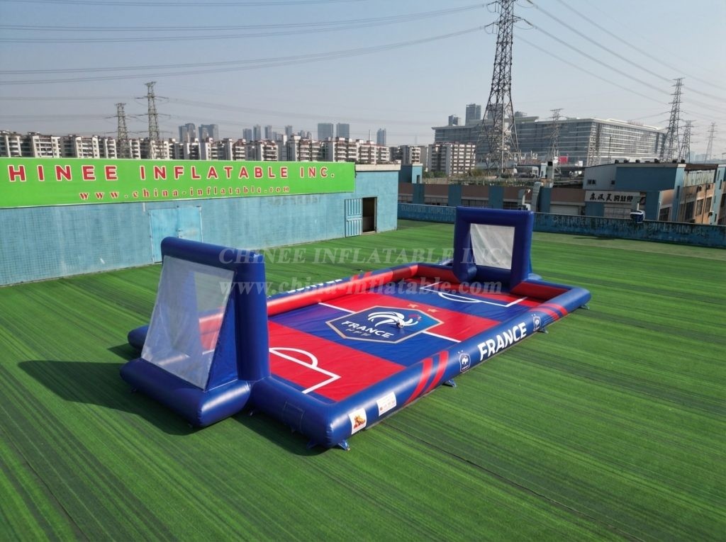T11-779Z France Theme Inflatable Football Field